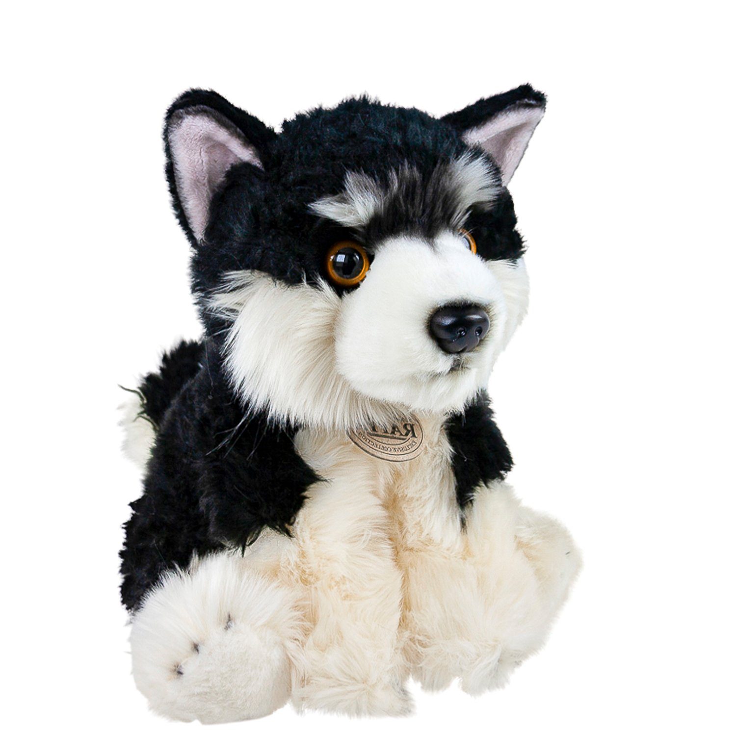 Stofftier Hund Husky sitzend 12 cm Kuscheltier Teddys Rothenburg 