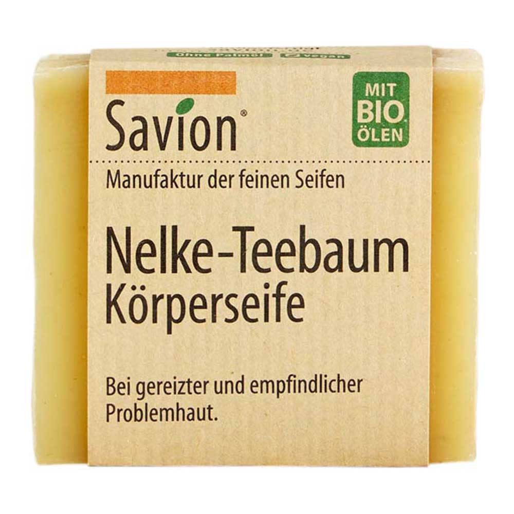 Savion Handseife Körperseife - Nelke-Teebaum 80g