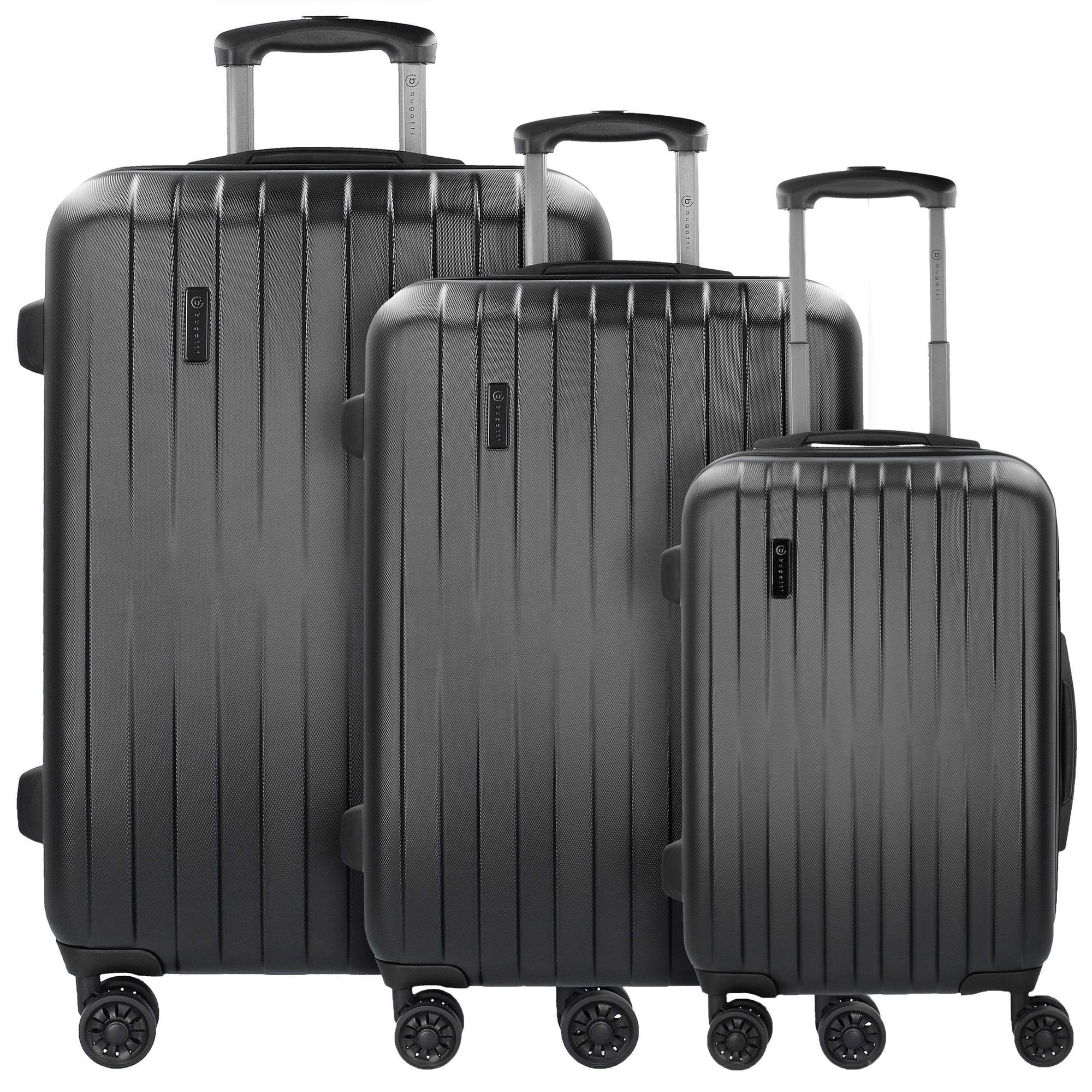 bugatti Trolleyset Lima 2.0, 4 Rollen, (3-teilig, 3 tlg), ABS günstig online kaufen