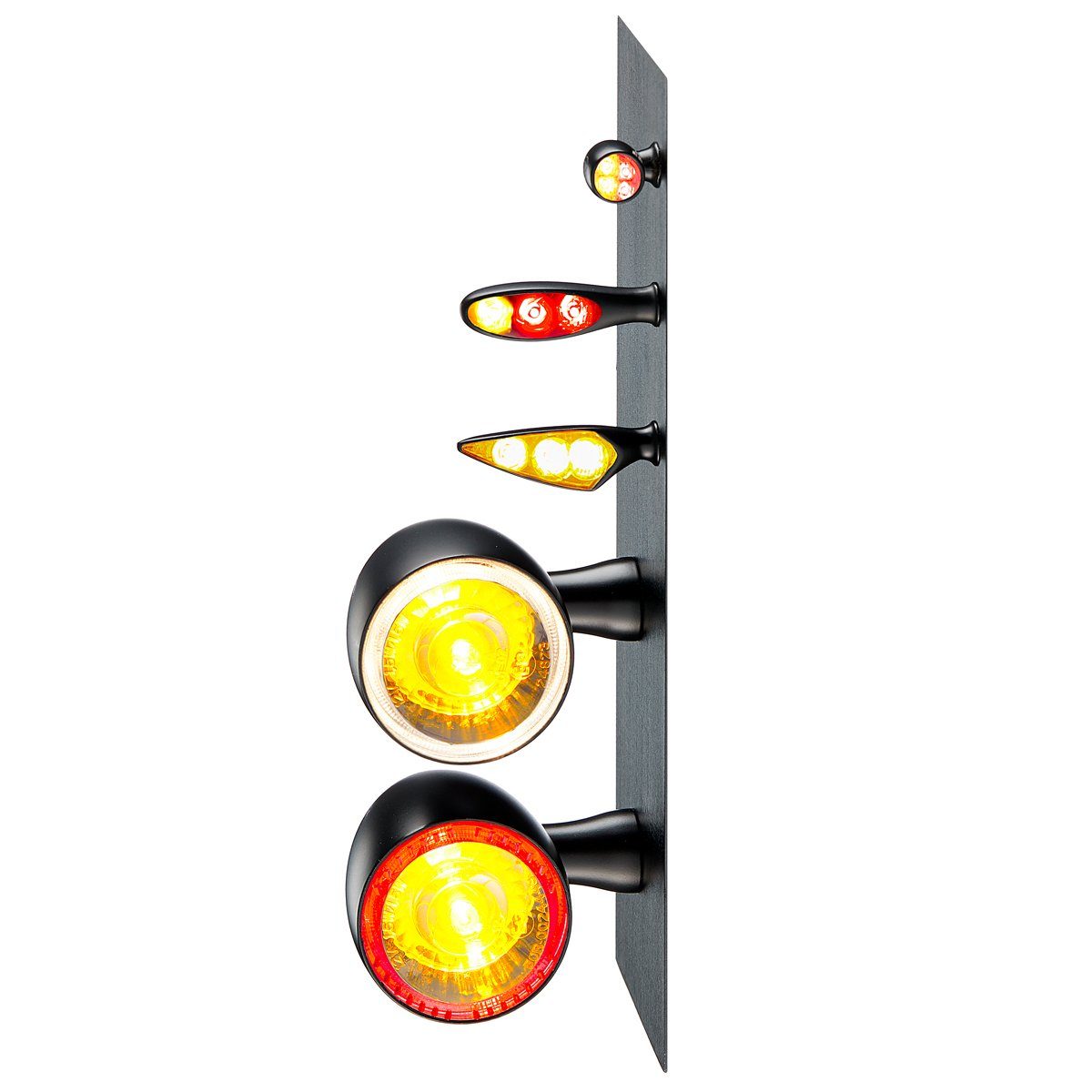 ZIEGER Blinker Kellermann Atto LED Mini Blinker mit integrierten Rück- und Bremslicht