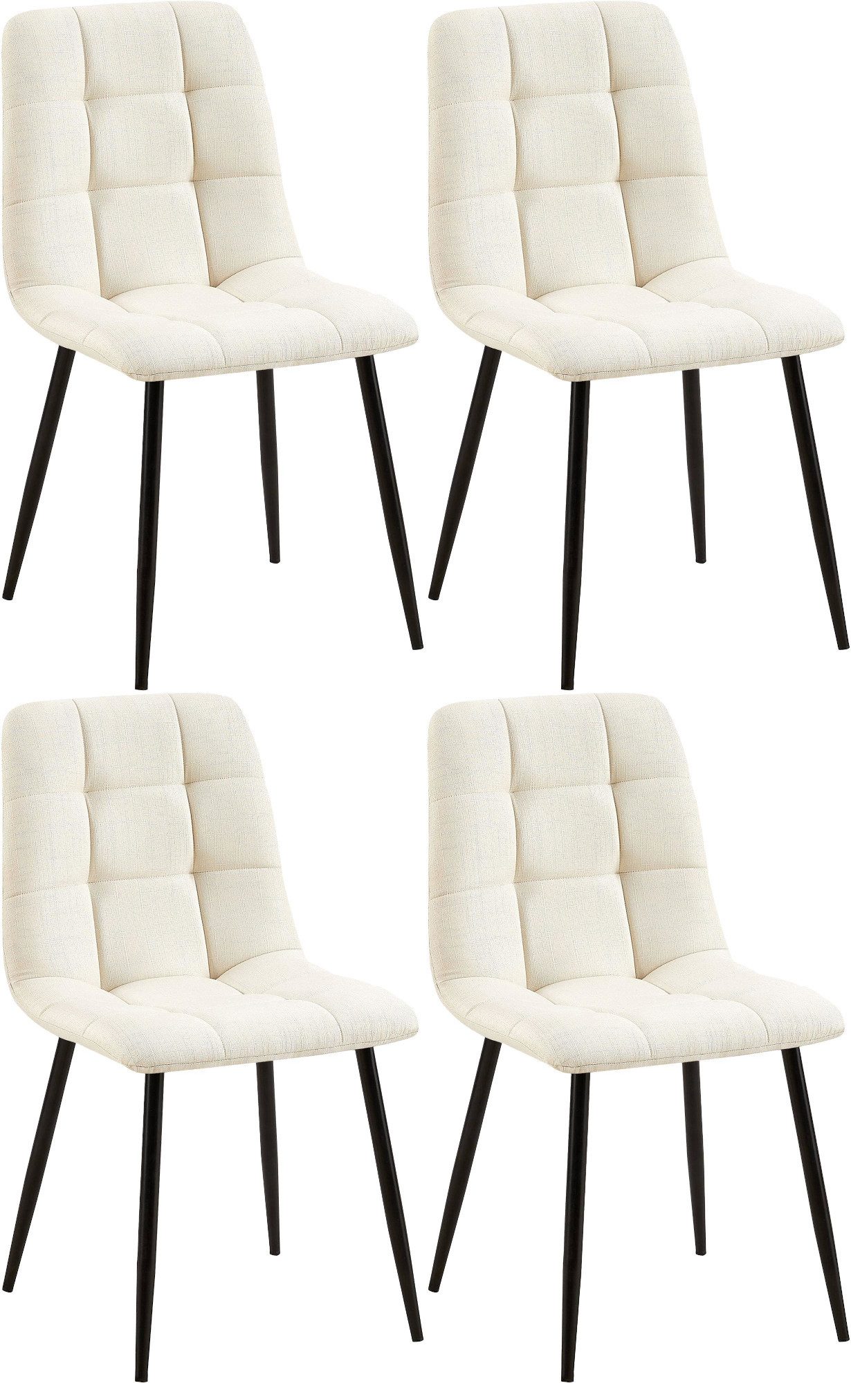 CLP Esszimmerstuhl Tilde (4er Set, 4 St), mit Rückenlehne, bis 150 kg günstig online kaufen