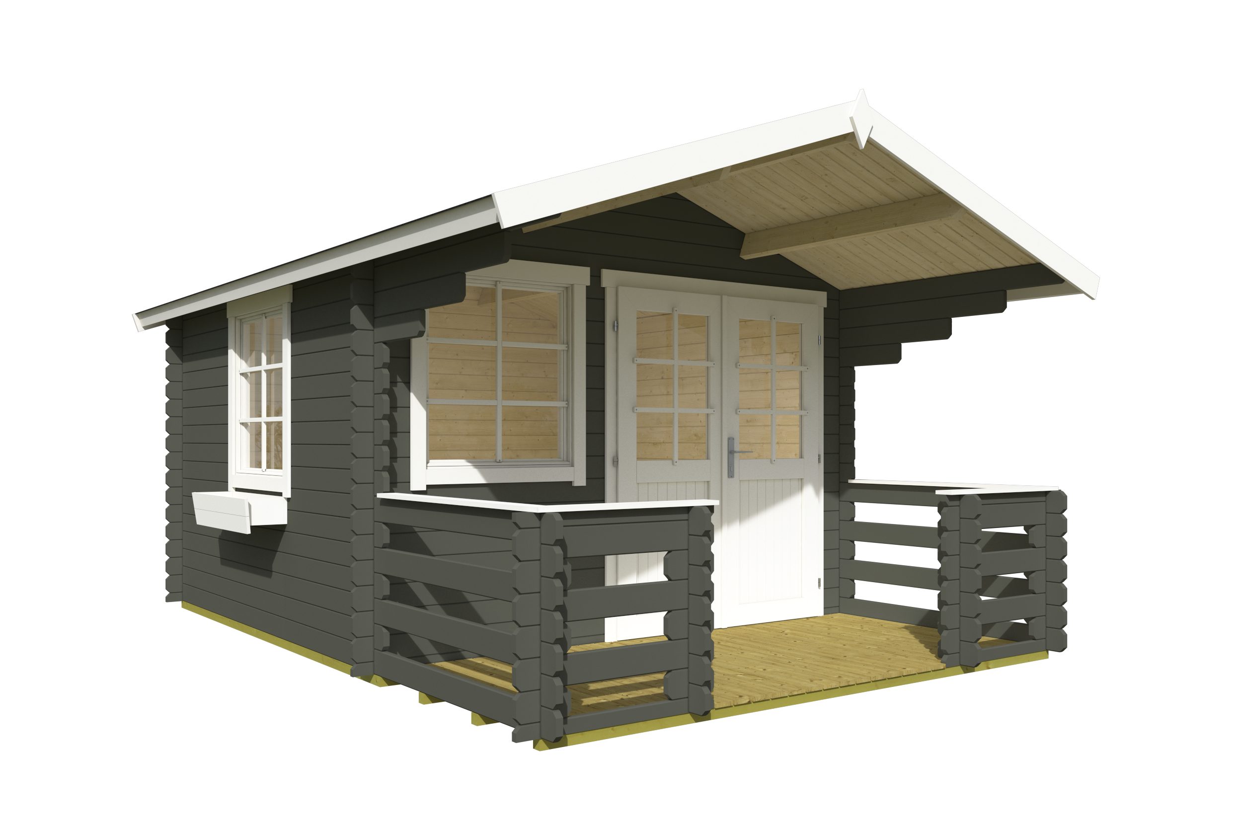 Thumbnail - Nordic Holz Gartenhaus Lola 2, BxT: 340,4x470 cm