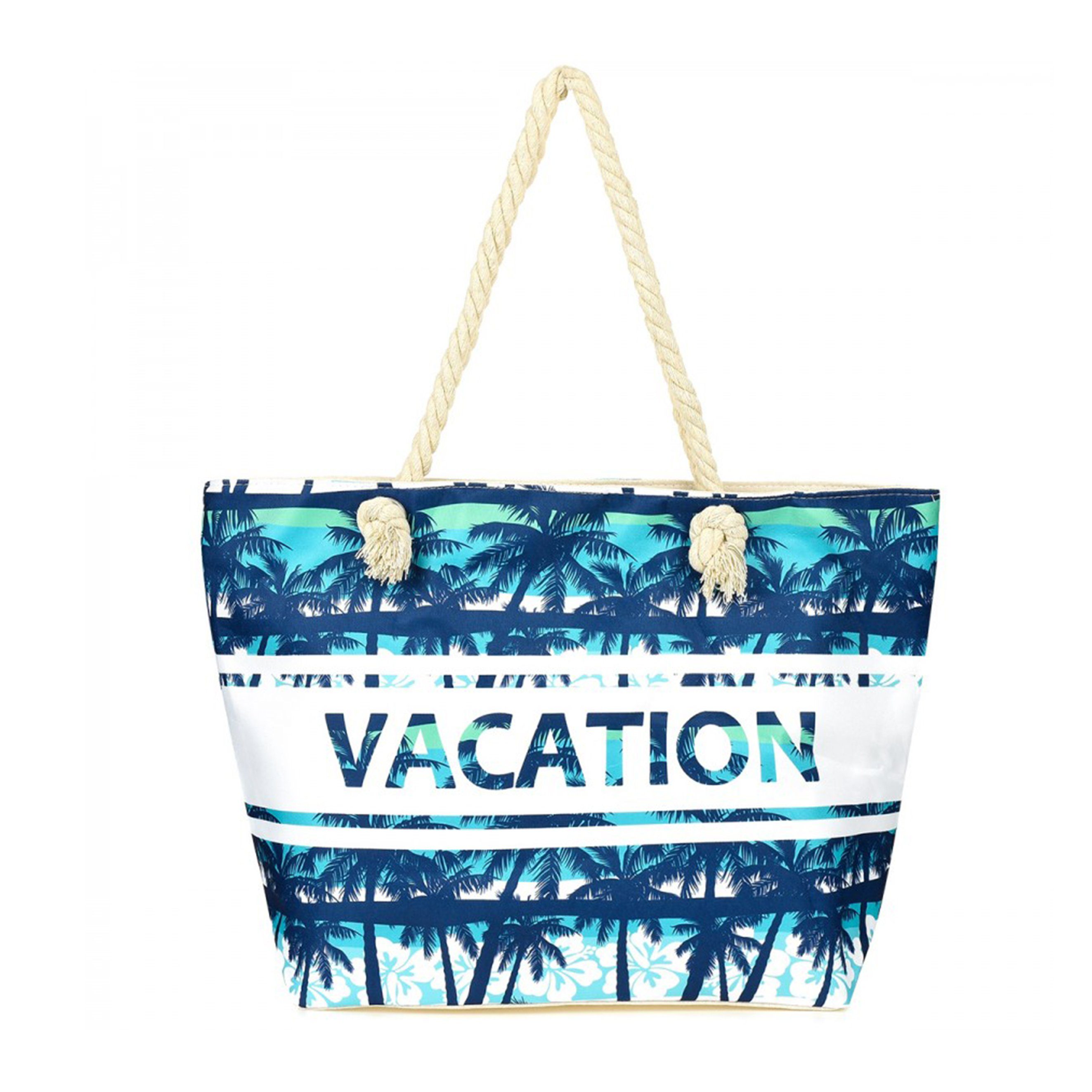 BambiniWelt by Rafael K. Strandtasche Strandtasche mit Reißverschluss Beachbag Shopper Schultertasche
