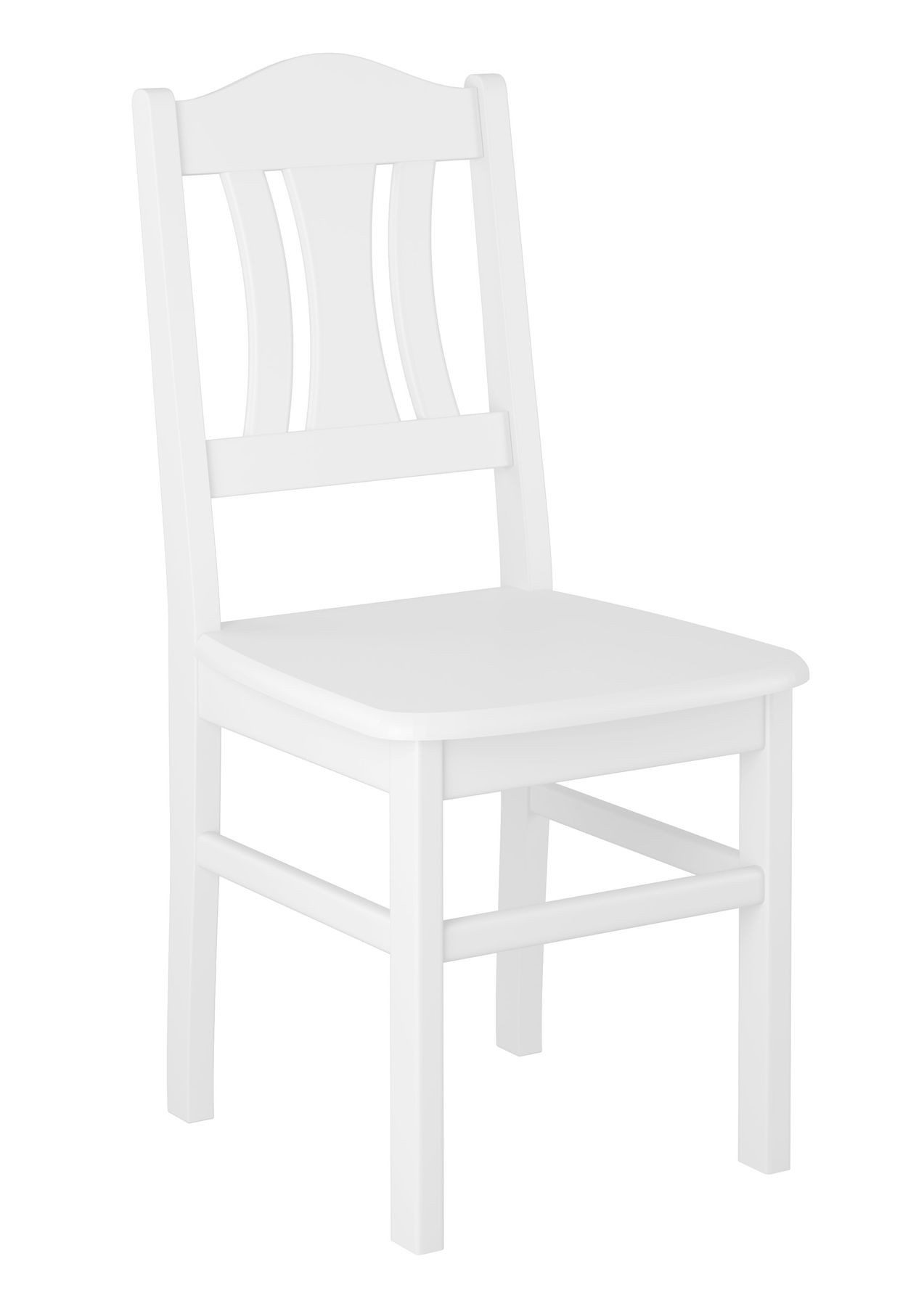 ERST-HOLZ Esszimmerstuhl Küchenstuhl Massivholzstuhl Weiß Einzel- oder Dopp günstig online kaufen