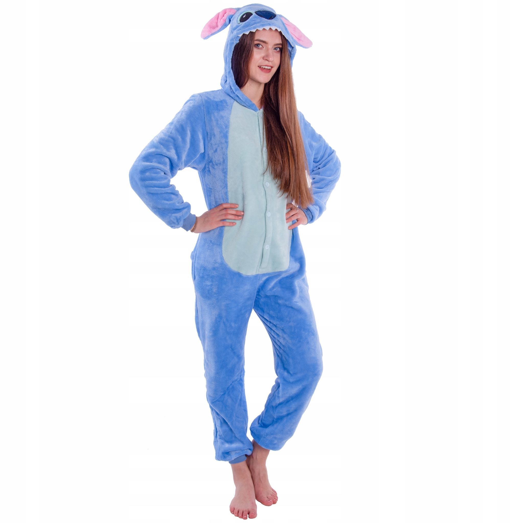 Festivalartikel Pyjama STICH STICZ Kigurumi Onesie Einteiler - Weicher und warmer Schlafanzug – Bild 4 von 5
