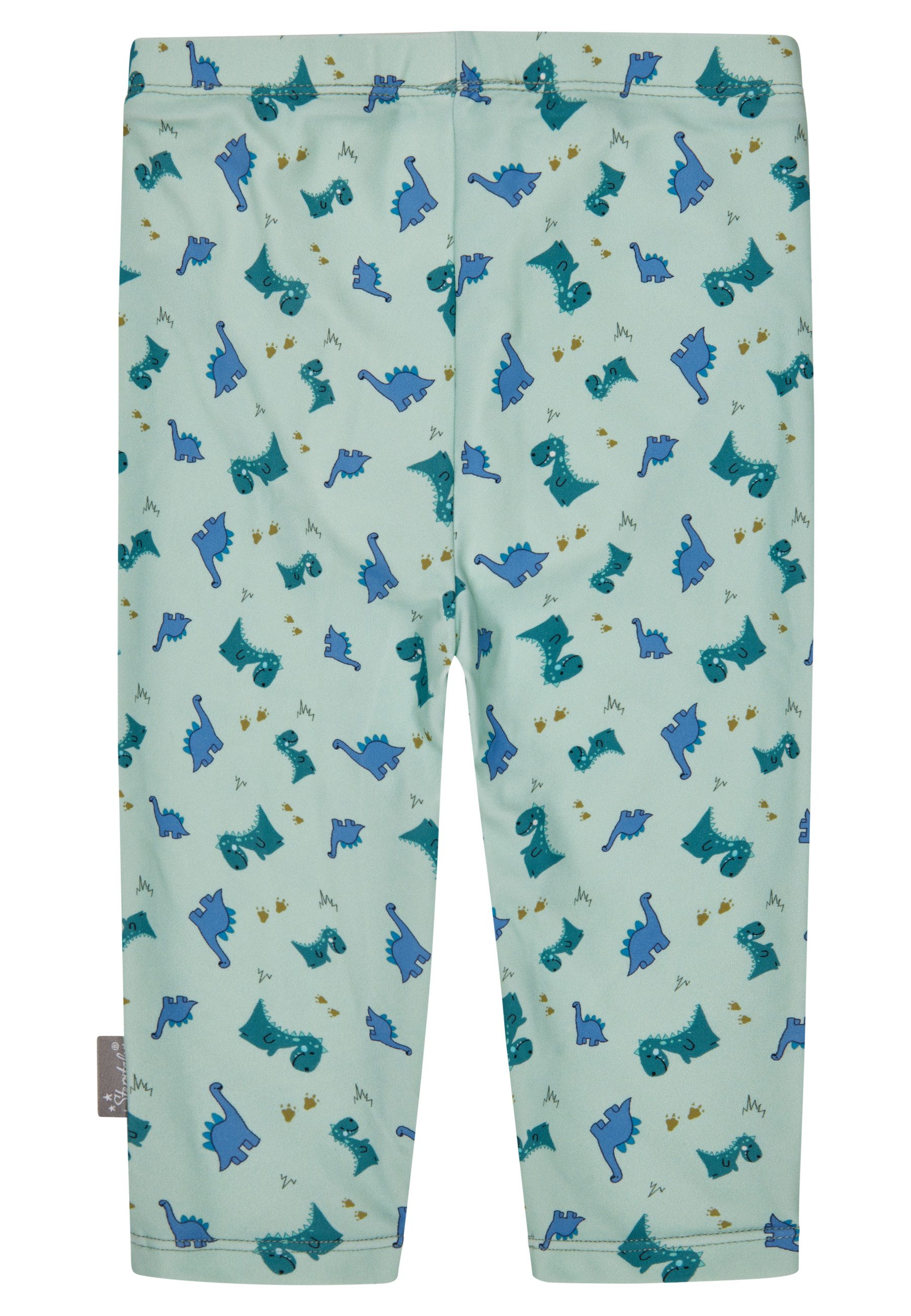 Sterntaler® Badehose UV-Schutz 50+ Bade-Leggings Dino (1-St) Bade-Leggings lang mit Dino-Muster, Windeleinsatz bis 86/92