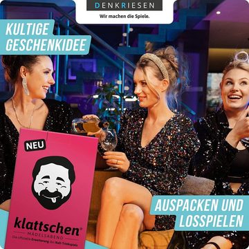 Denkriesen Spiel, klattschen® Das Kartenspiel - MÄDELSABEND EDITION