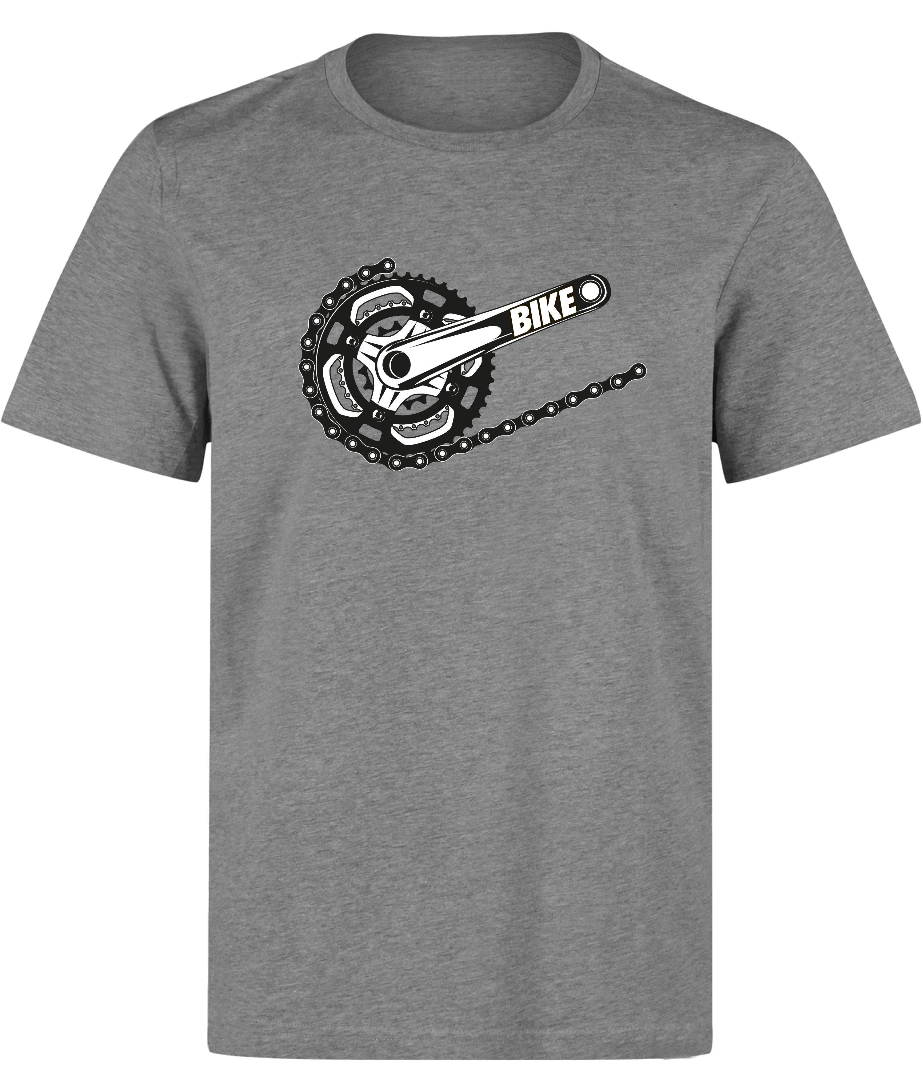 Baddery Print-Shirt Fahrrad T-Shirt: "Bike" - günstig online kaufen
