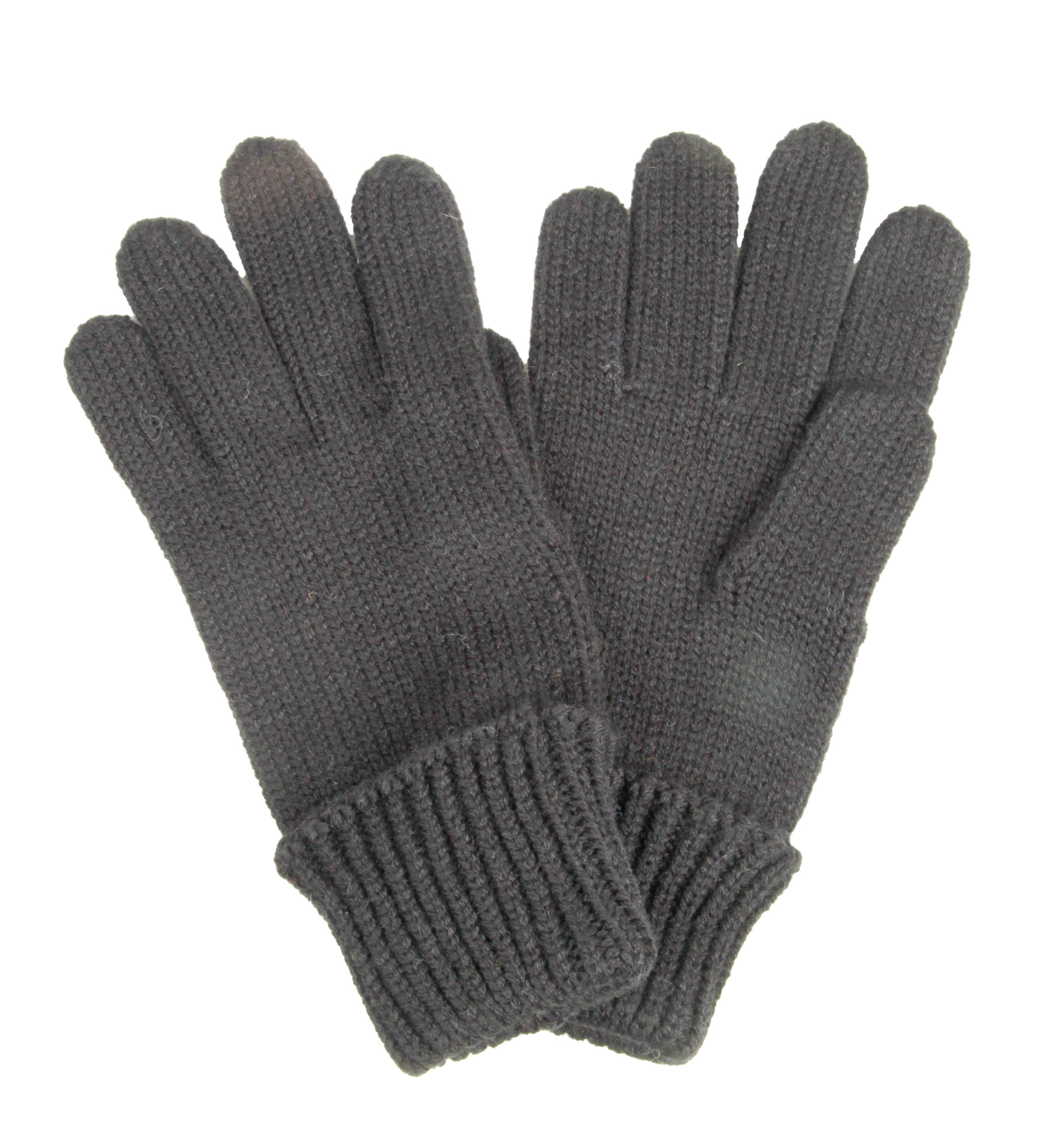 York Strickhandschuhe Capelli New dunkelgrau