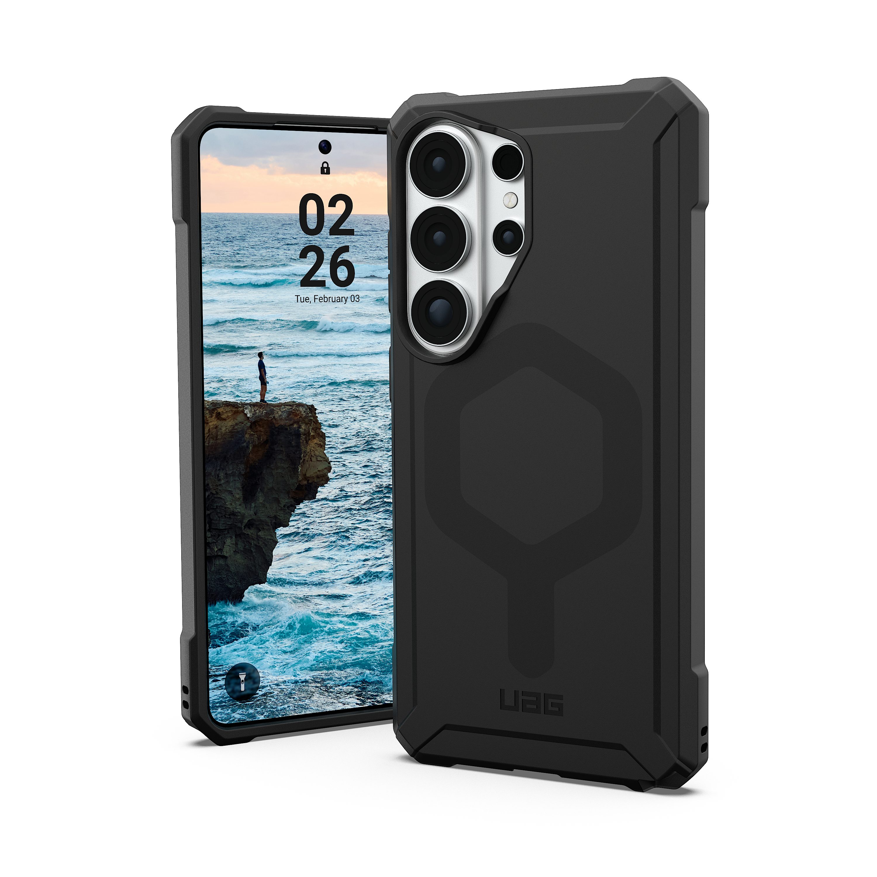 Urban Armor Gear Smartphone-Hülle Essential Armor - Samsung Galaxy S26 Ultra MagSafe Hülle, [MagSafe optimiert, Fallschutz nach Militärstandard]