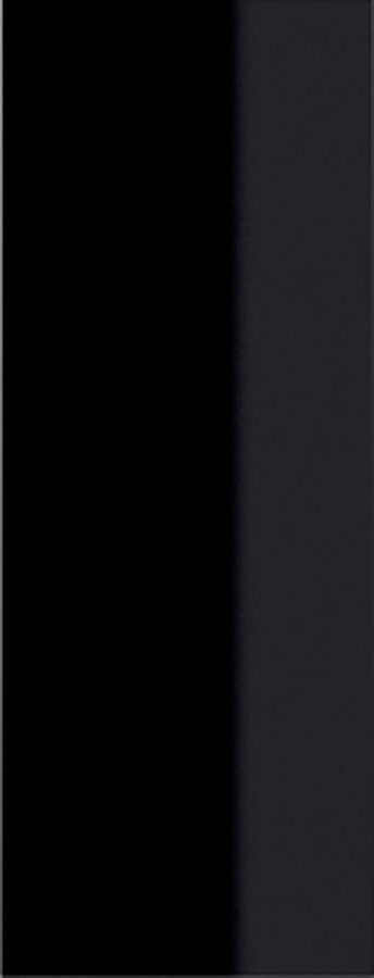 Helvetia Hängevitrine Helio schwarz/schwarz cm Glas Höhe 91