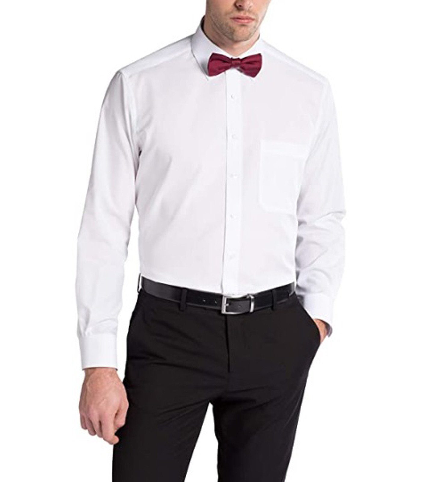 Eterna Langarmhemd »ETERNA Hemd modisches Herren Business-Hemd Comfort Fit  aus Baumwolle Langarm-Hemd Weiß« online kaufen | OTTO