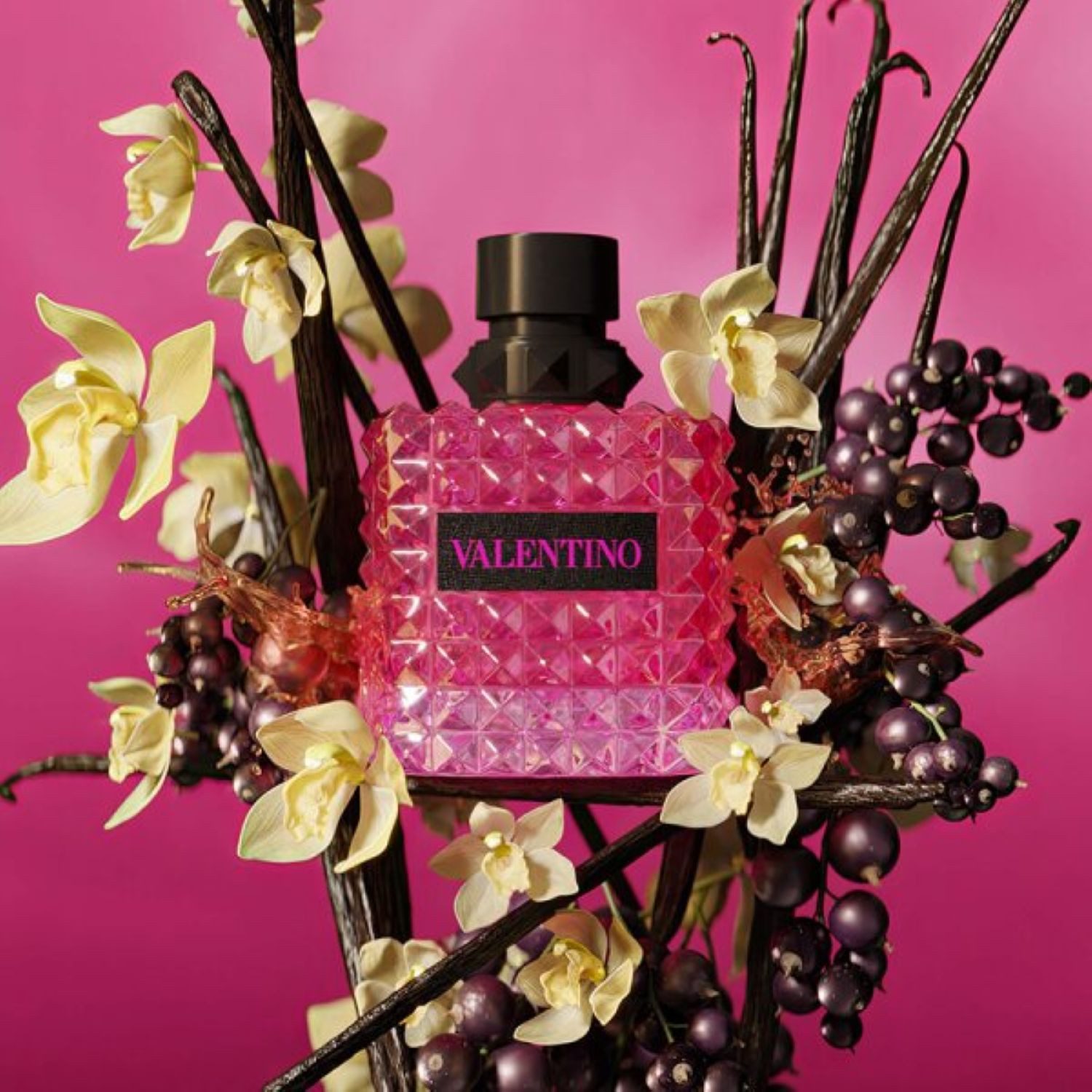 Valentino Extrait Parfum BORN IN ROMA DONNA Extradose, Glasflakon
