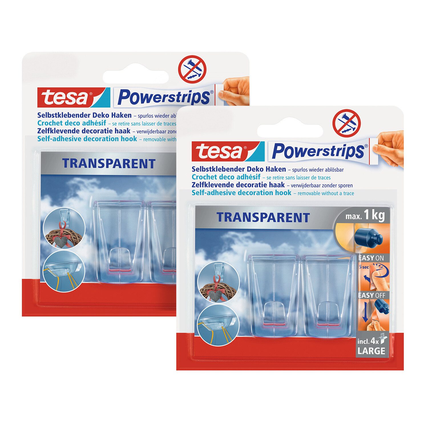 tesa Klebehaken Powerstrips Bilderhaken, Dekoration, Bilder, günstig online kaufen