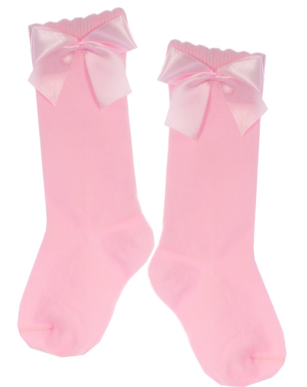 La Bortini Kniestrümpfe Kniestrümpfe Socken für Baby und Kinder Strümpfe mit Schleifen