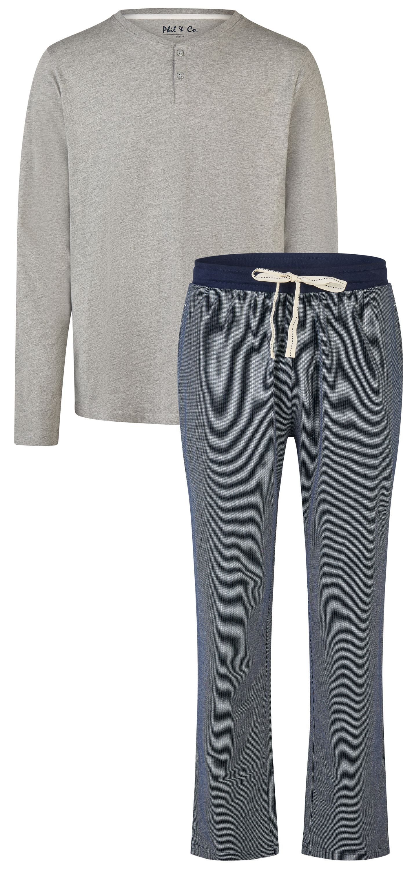 Phil & Co. Schlafanzug Easy Sleep (Set, 2 tlg., 2-teilig) Herren Schlafanzu günstig online kaufen