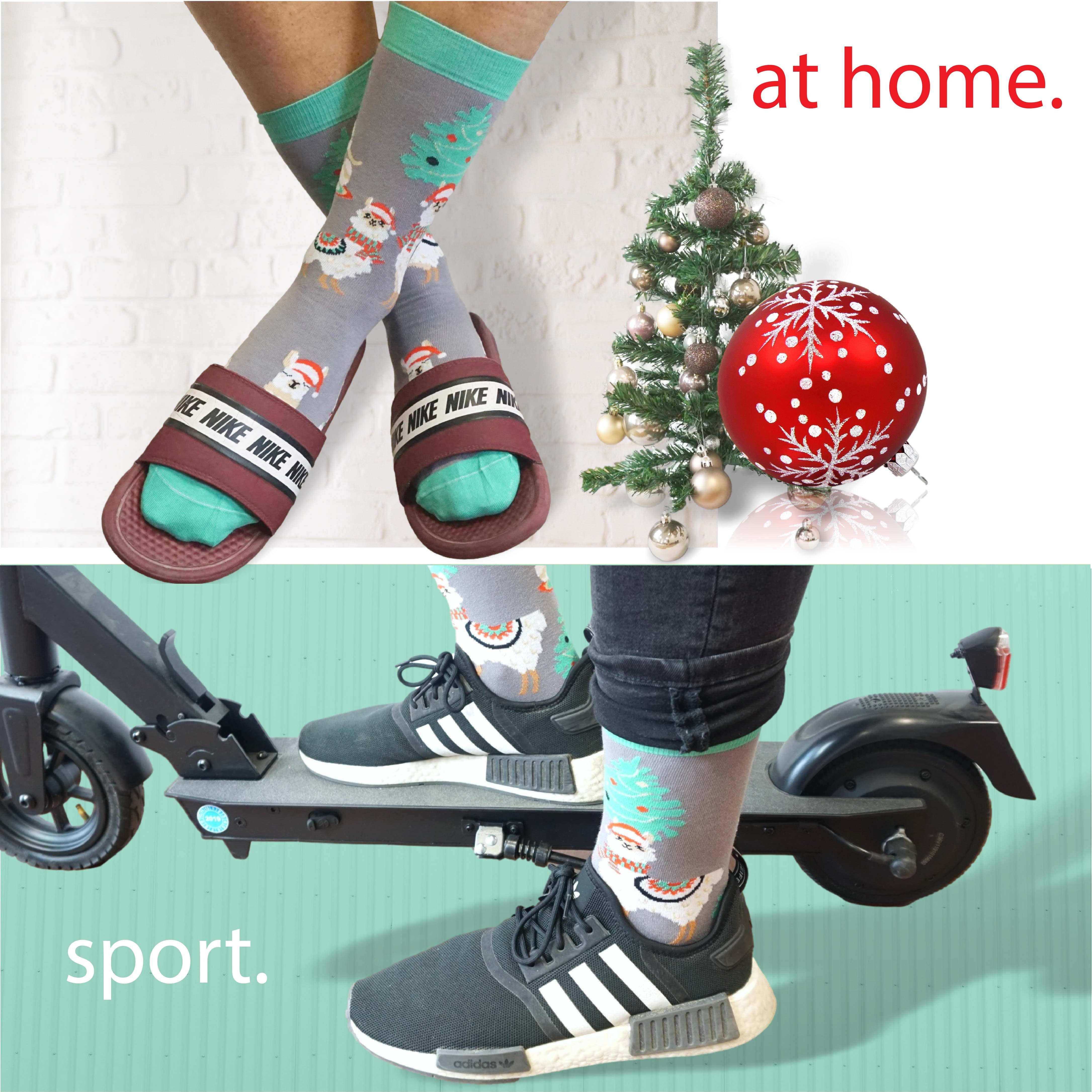 TwoSocks Freizeitsocken Weihnachtssocken Alpaka Socken für Damen und Herren Einheitsgröße (1 Paar)