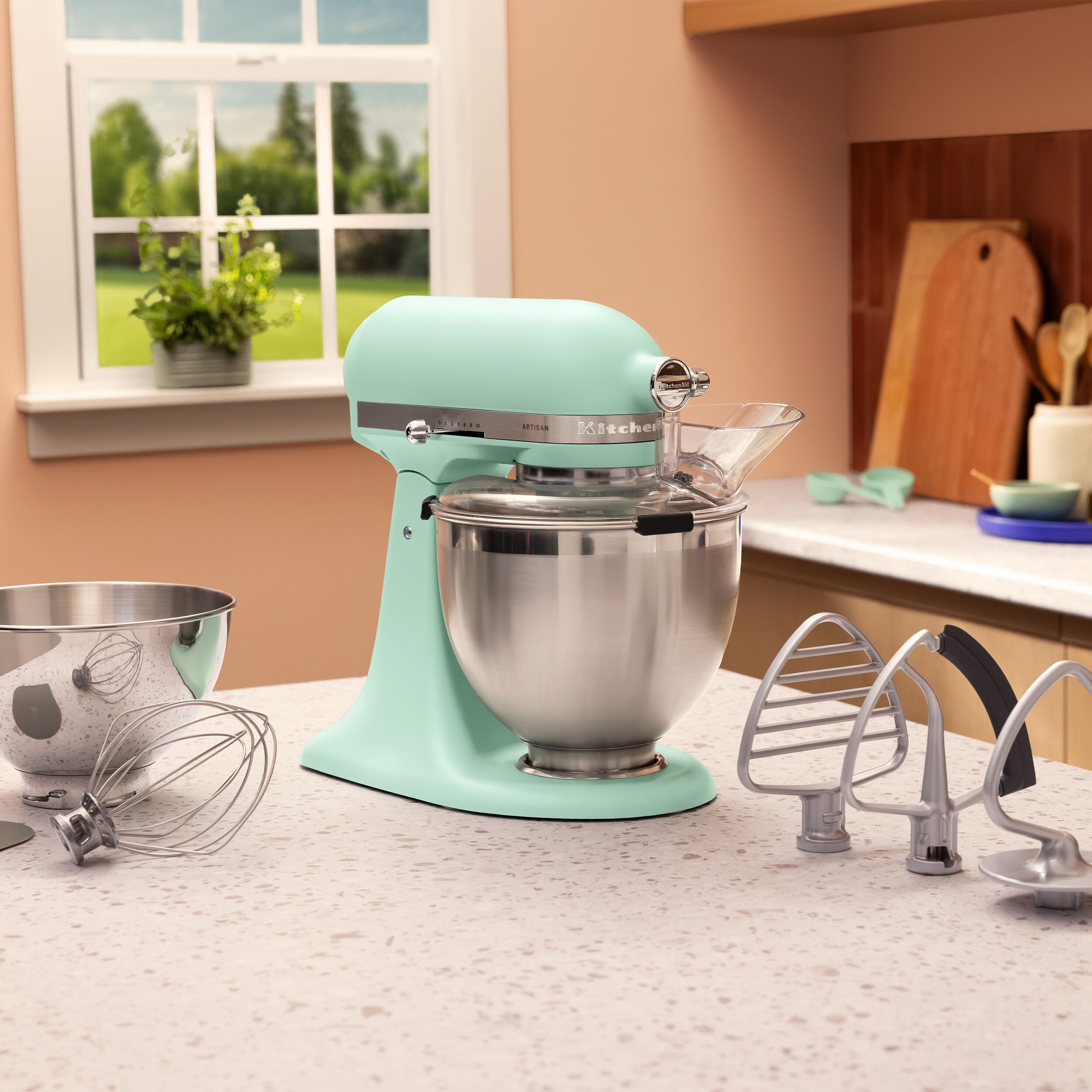 KitchenAid Küchenmaschine 5KSM195PSESD, 300 W, 4,7 l Schüssel