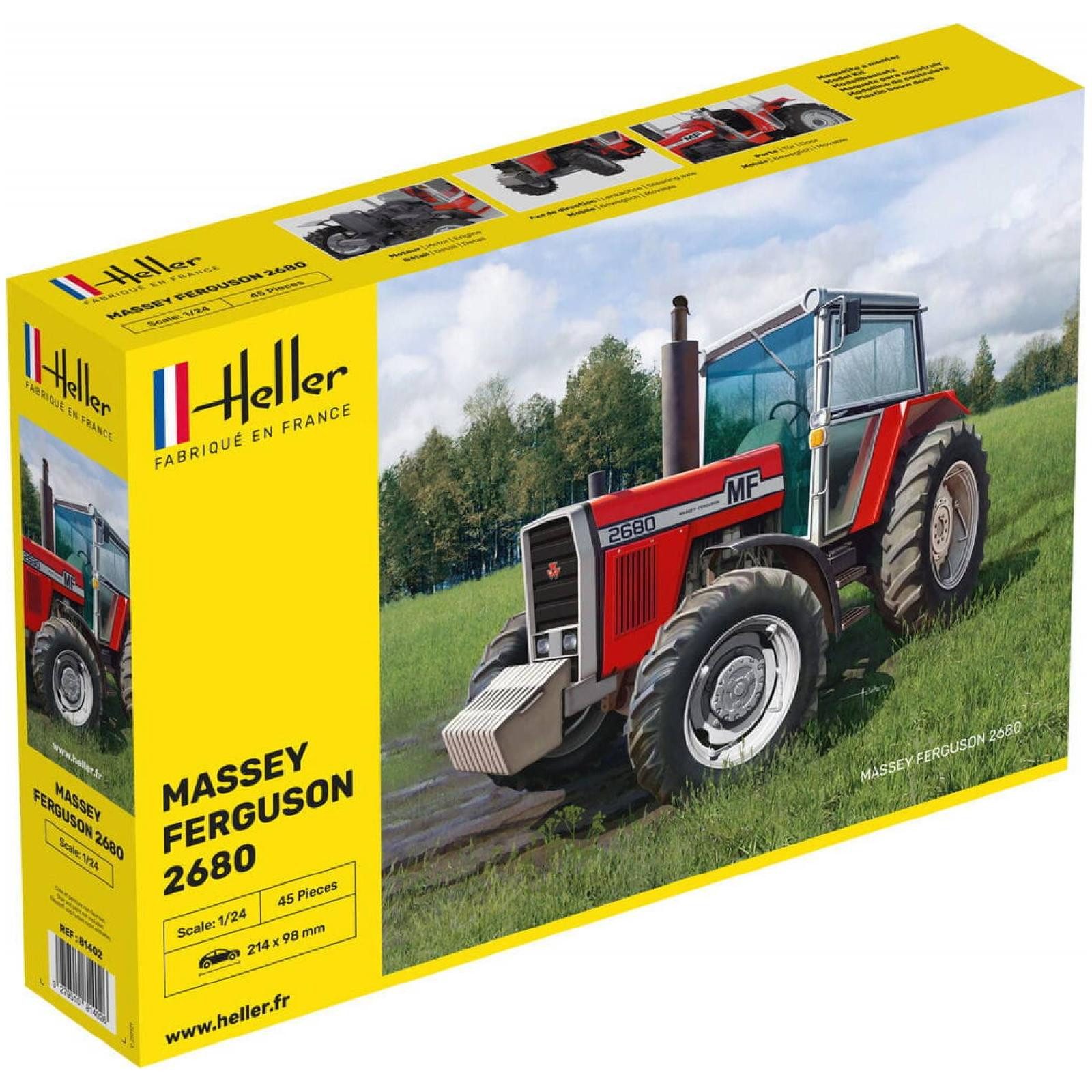 Heller Modellbausatz Massey Ferguson 2680, Maßstab 1:24
