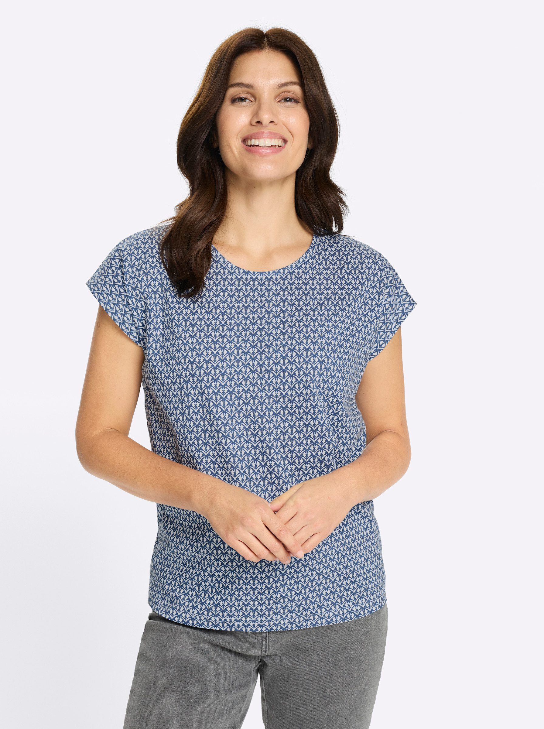 T-Shirt Rundhals-Shirt Extra kurz