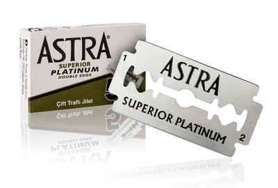 Koskaderm Бритва Astra Rasierklinge, Superior Platinium Double Edge, 5 Stück