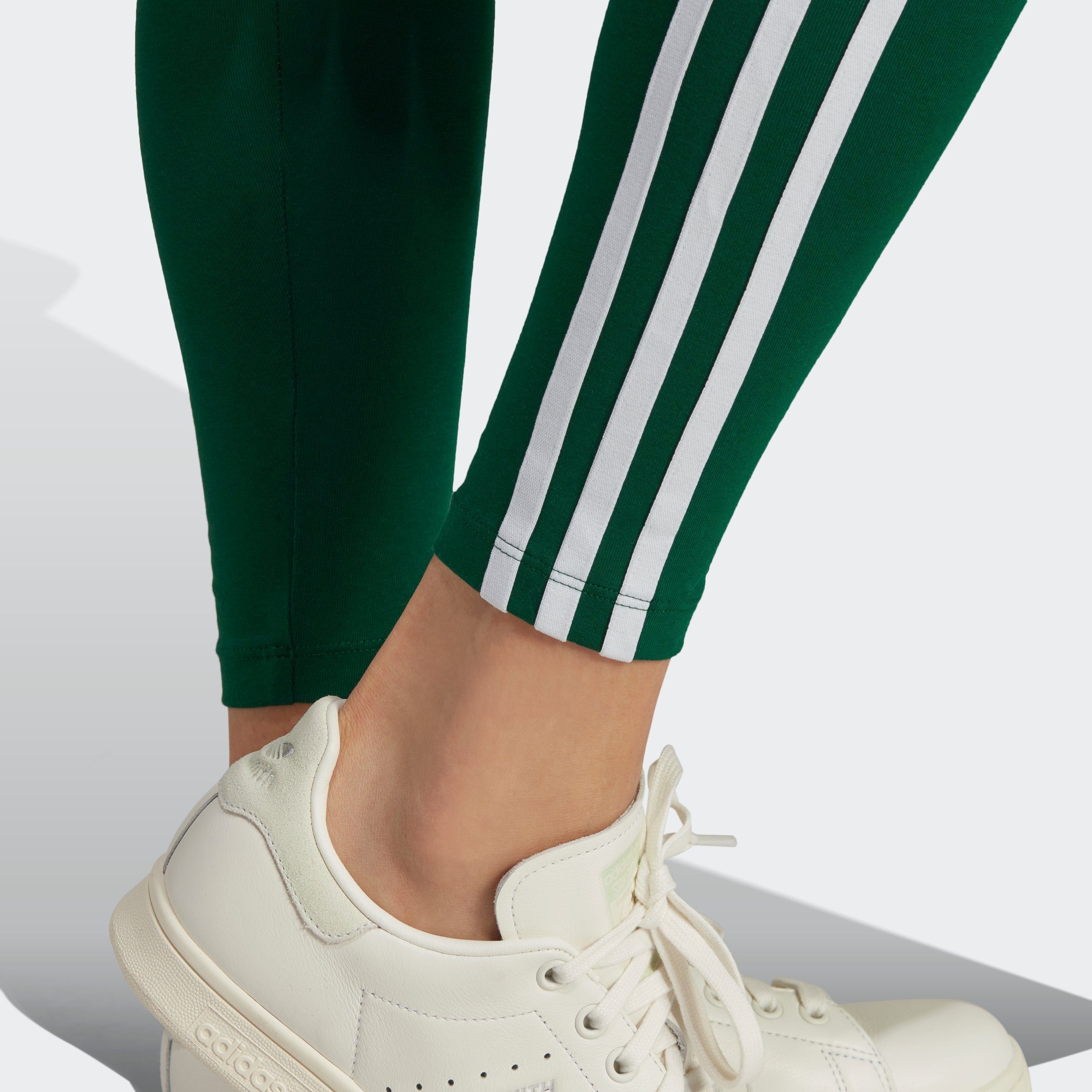 adidas Originals Leggings ADICOLOR CLASSICS 3-STREIFEN Dark (1-tlg) Green