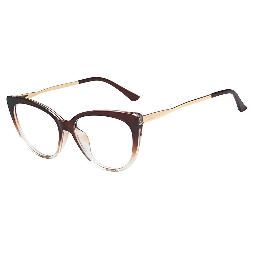 Lesebrille Damen Blaulichtfilter Klassisch Cat Eye Ultraleicht