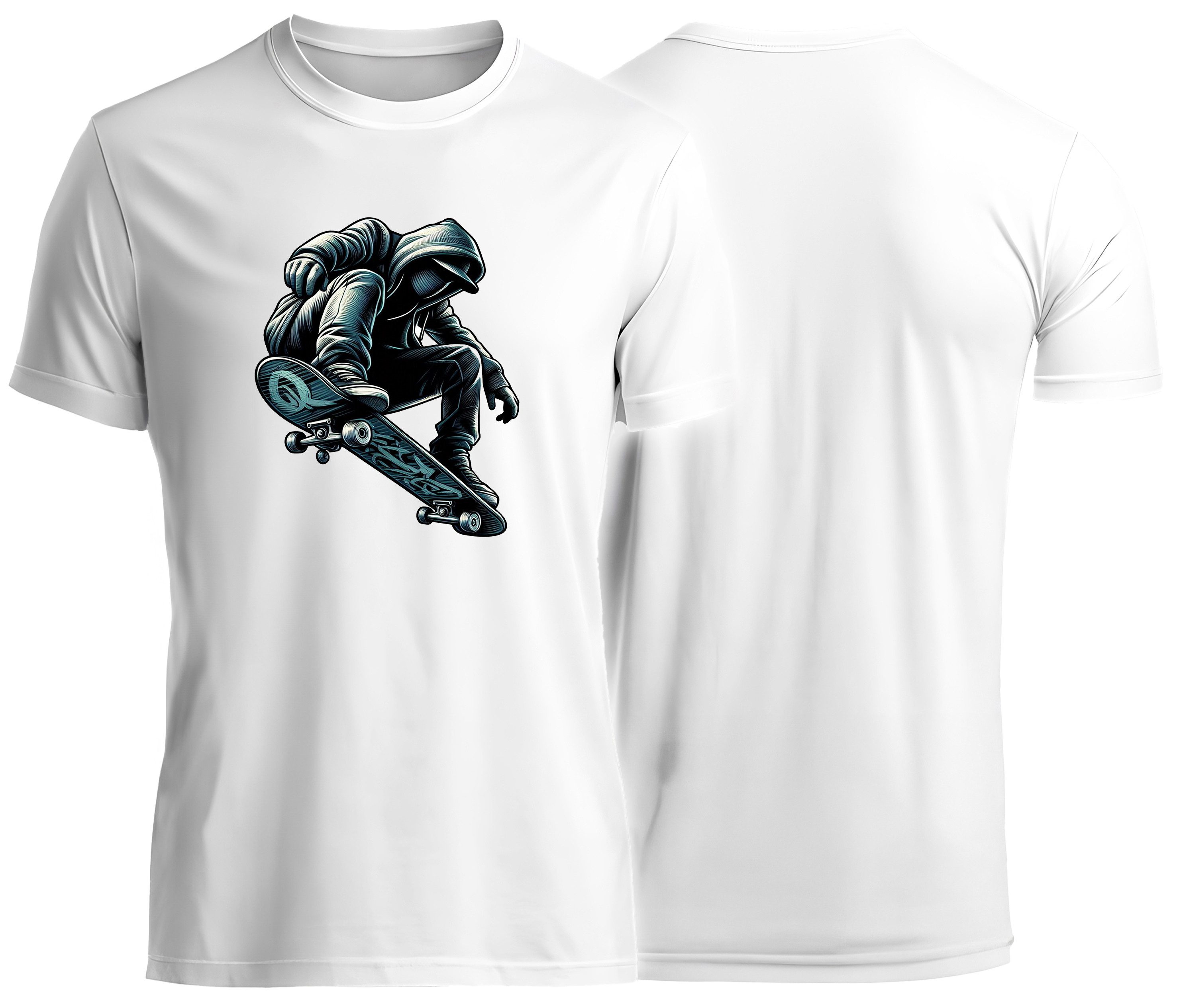 T-Shirt Skater print shirt