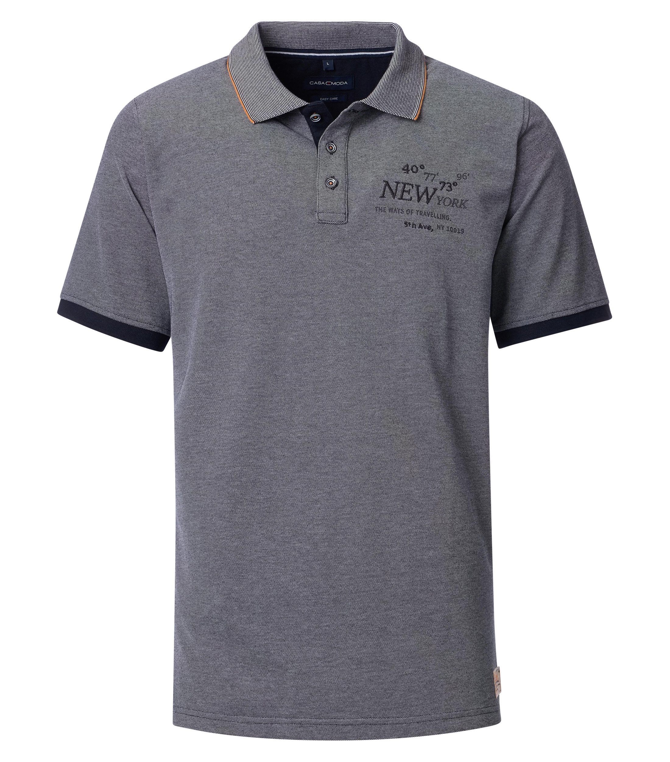 CASAMODA Poloshirt CASAMODA Polo-Shirt Print günstig online kaufen
