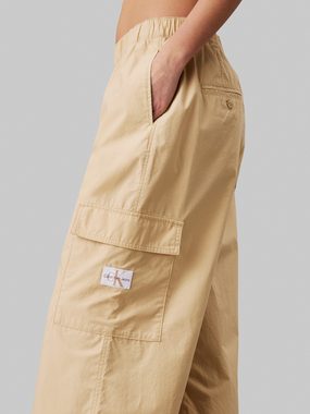 Calvin Klein Jeans Cargohose COTTON UTILITY CARGO PANTS mit Logoprägung