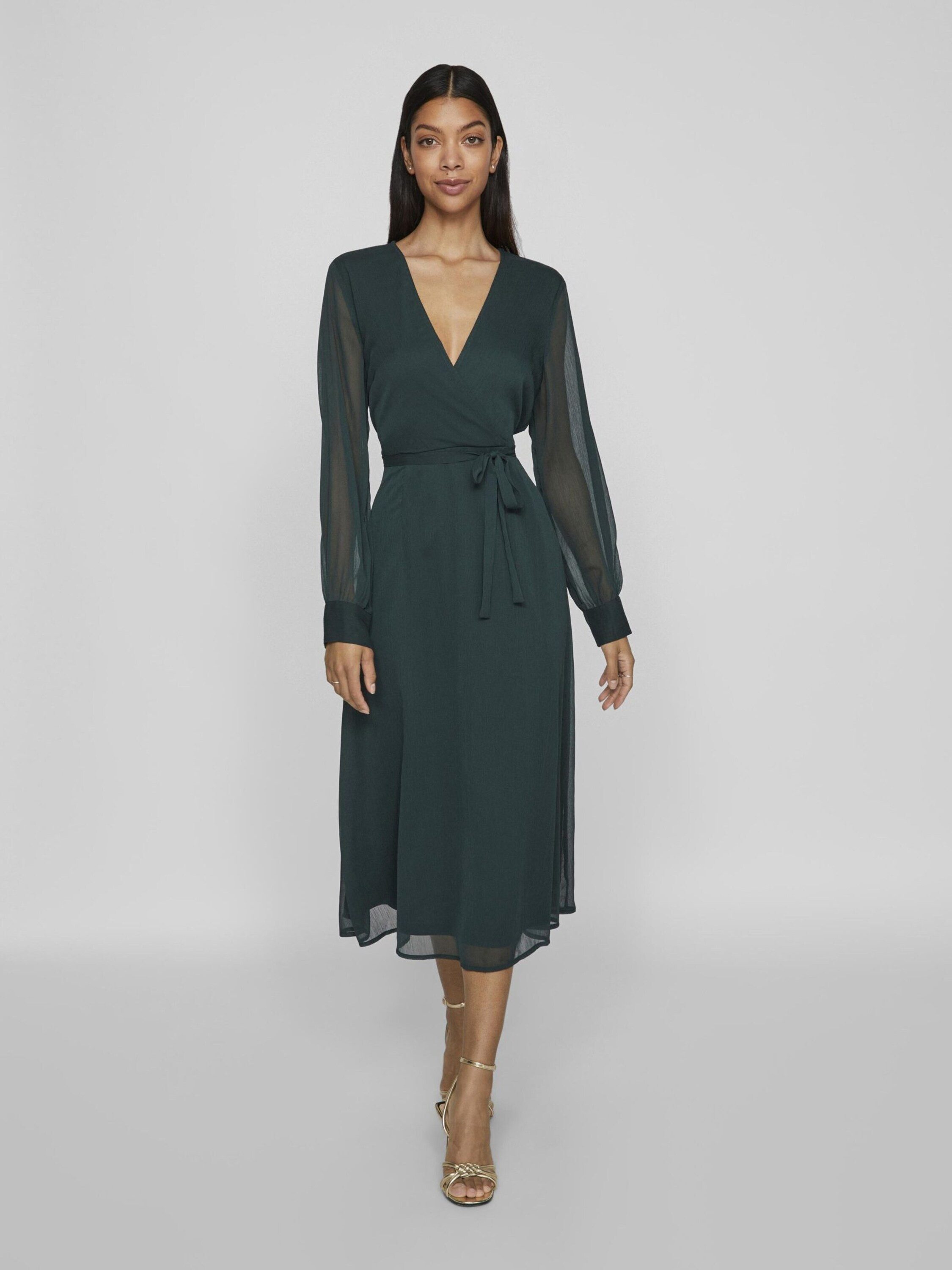 Vila Wickelkleid VIFalia (1-tlg) Drapiert/gerafft – Bild 5 von 5
