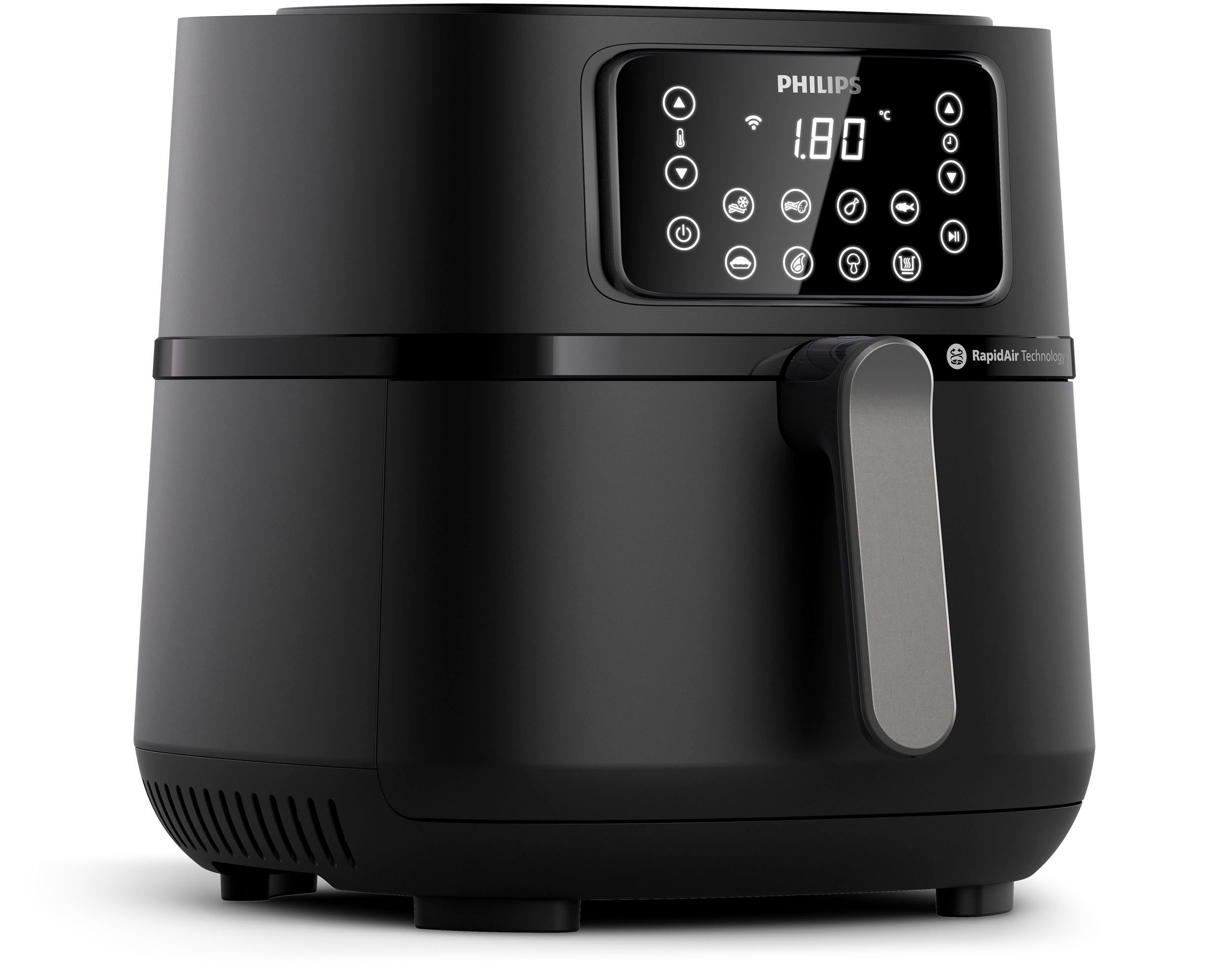 Philips Heißluftfritteuse Airfryer XXL HD9285/90, 7,2 l, 2000 W, mit 7 Voreinstellungen, WiFi Konnektivität und Warmhaltefunktion