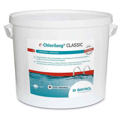 Bayrol Chlortabletten Bayrol Poolwasserdesinfektion e-Chlorilong® CLASSIC 200 g 10 kg