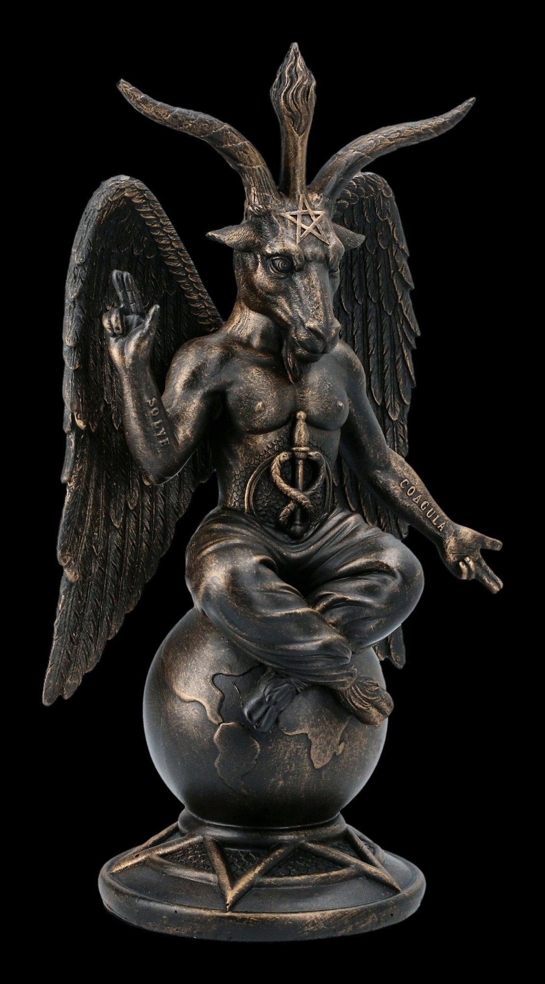 Figuren Shop GmbH Dekofigur Baphomet Figur - Antiquity - Fantasy Gothic Dek günstig online kaufen