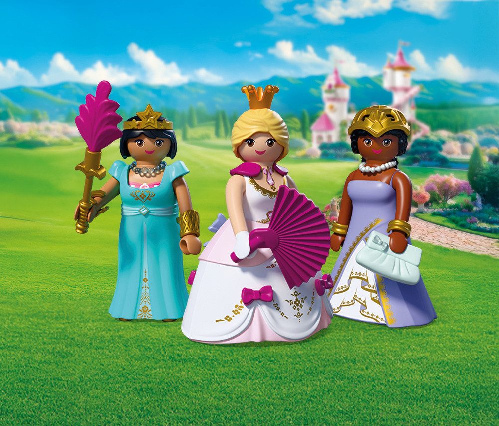 Playmobil® Drei Prinzessinnen (72055), Princess Konstruktions-Spielset, (28 St), Made in Europe – Bild 5 von 5