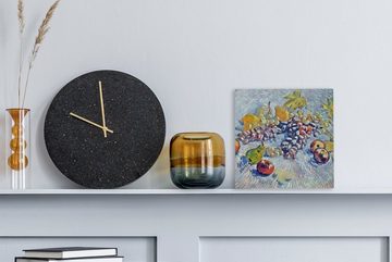 OneMillionCanvasses® Leinwandbild Weintrauben, Zitronen, Birnen und Äpfel - Vincent van Gogh, (1 St), Leinwand Bilder für Wohnzimmer Schlafzimmer