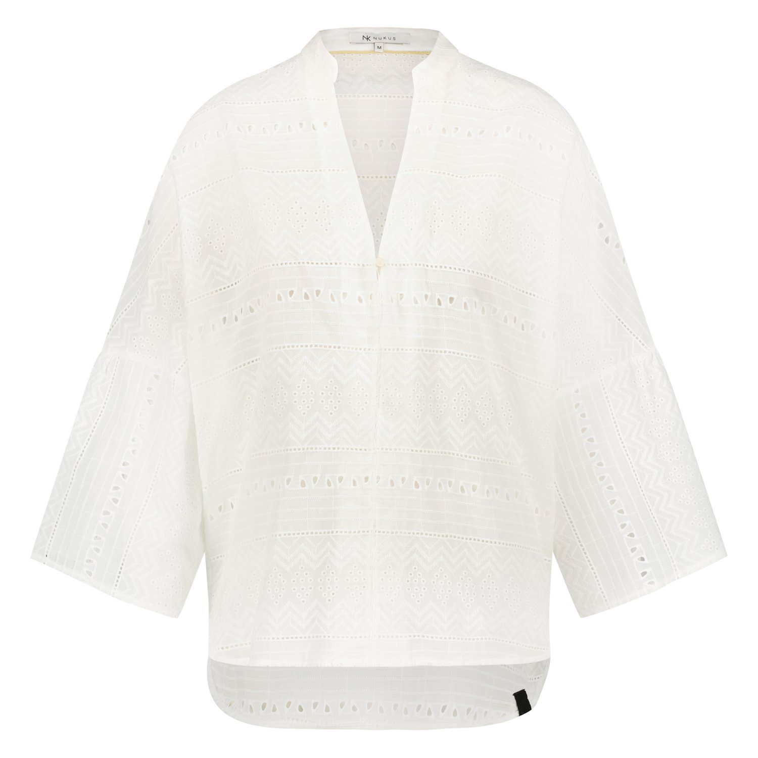 Nukus Druckbluse Petra Blouse Brodery aus günstig online kaufen