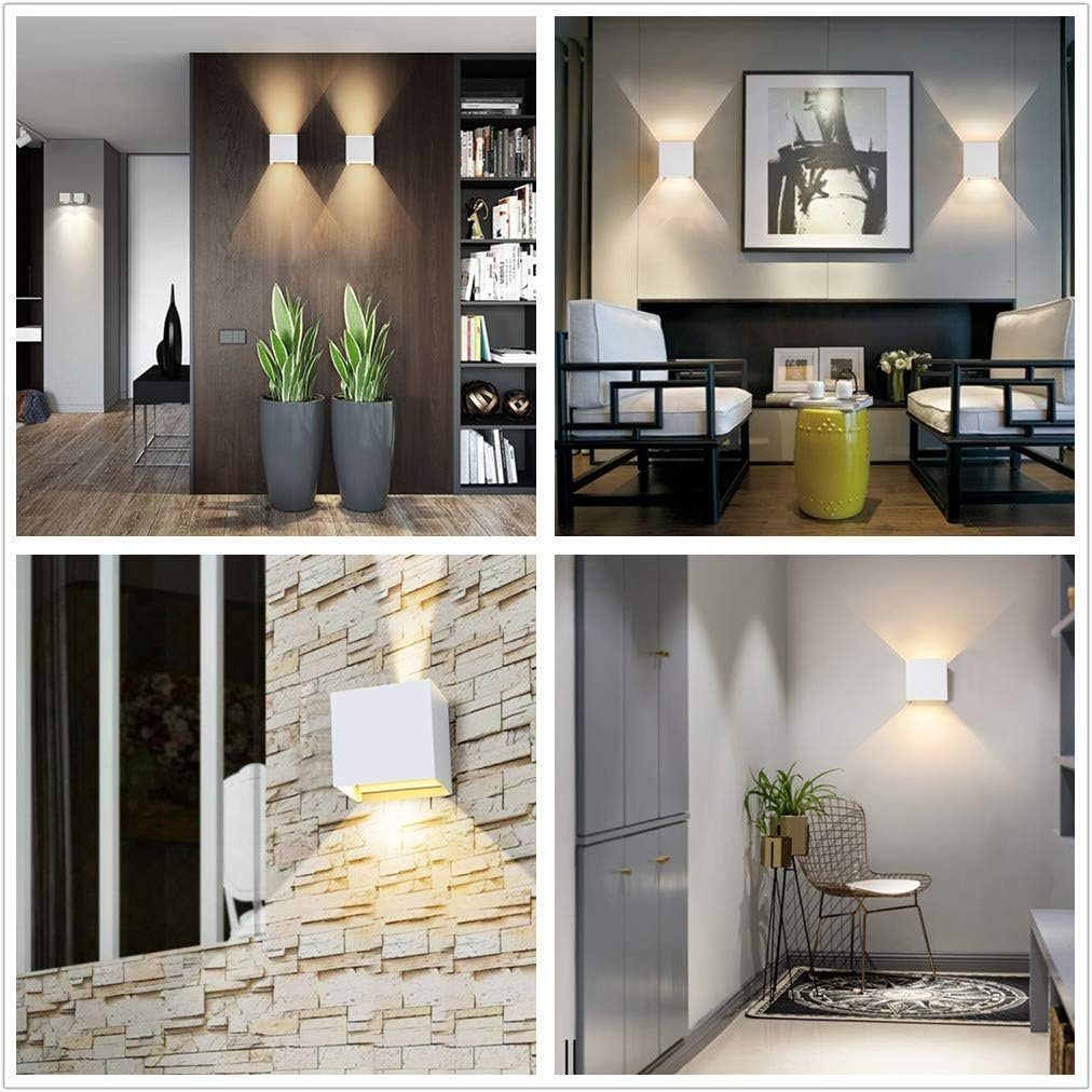 Wandlampen,LED-Wandbeleuchtung,Einstellbarer Wandleuchte Lichtstrahl Weiß dekorative Jormftte