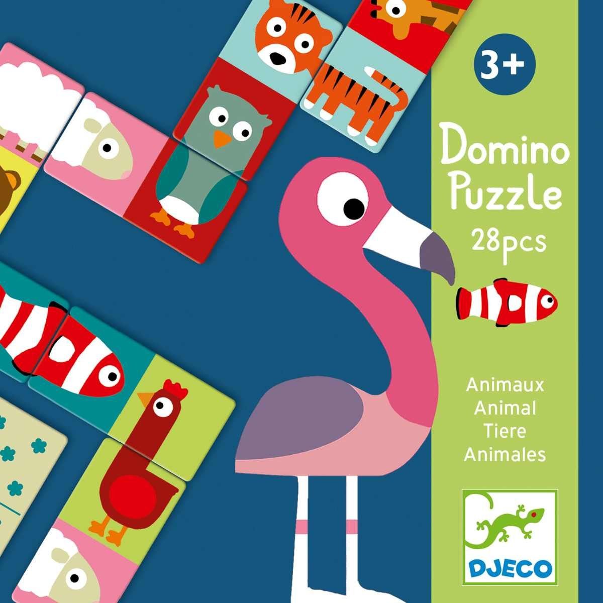 4 ab Domino Kinderspiel mit Spiel Jahren 28 Spiel, Teilen DJECO