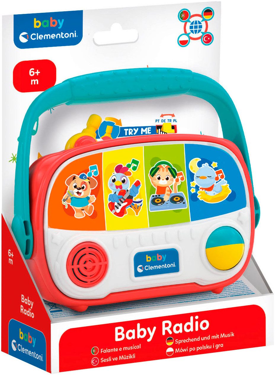 Clementoni® Lernspielzeug Baby Clementoni, Baby-Radio, Mit Sound günstig online kaufen