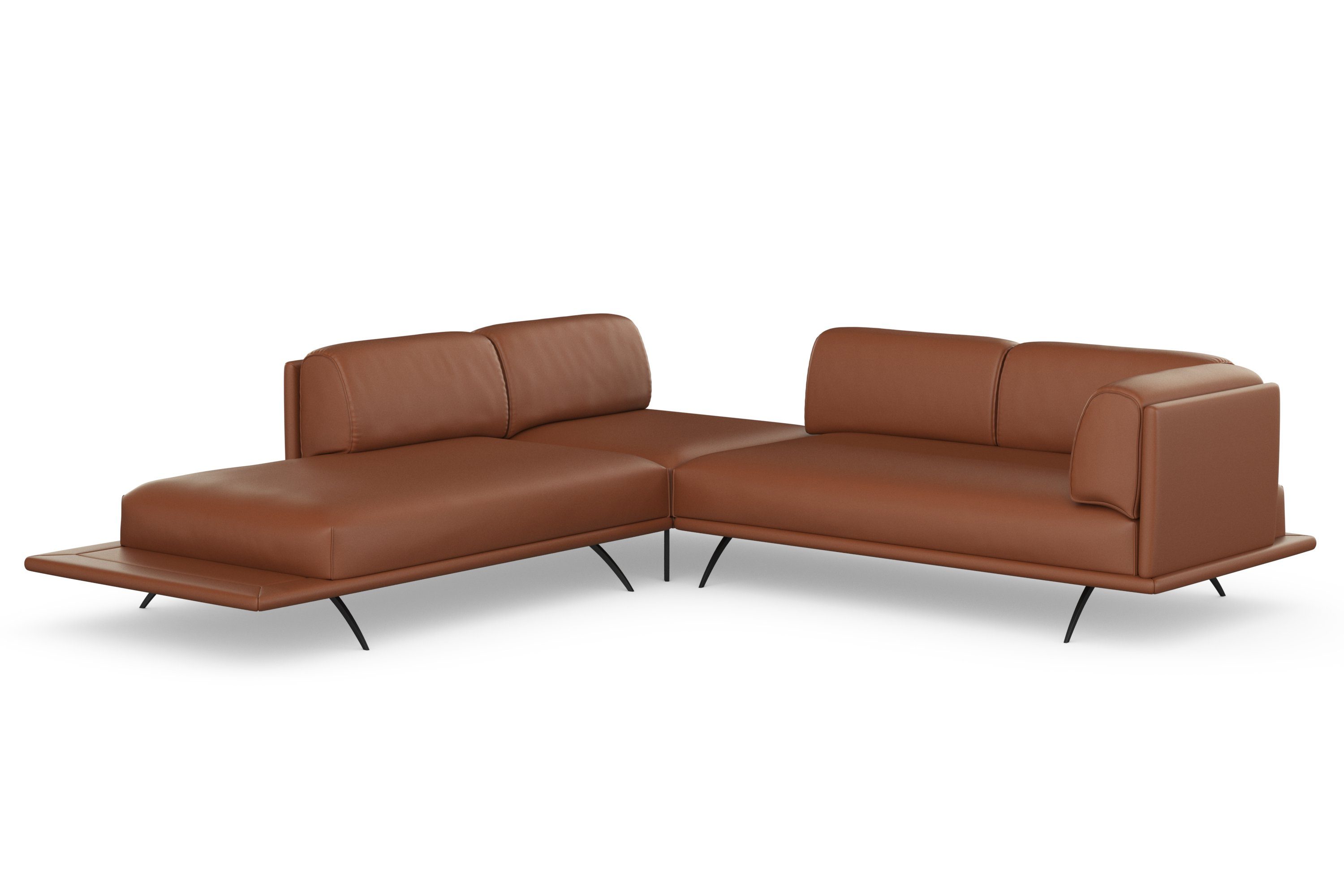 machalke® Ecksofa benito, mit bezogenem Sockel | Ecksofas