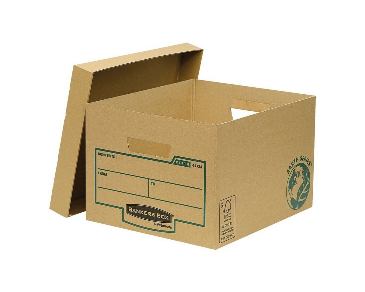 Thumbnail - BANKERS BOX EARTH SERIES Archivcontainer Earth (10 St), mit doppeltem Boden