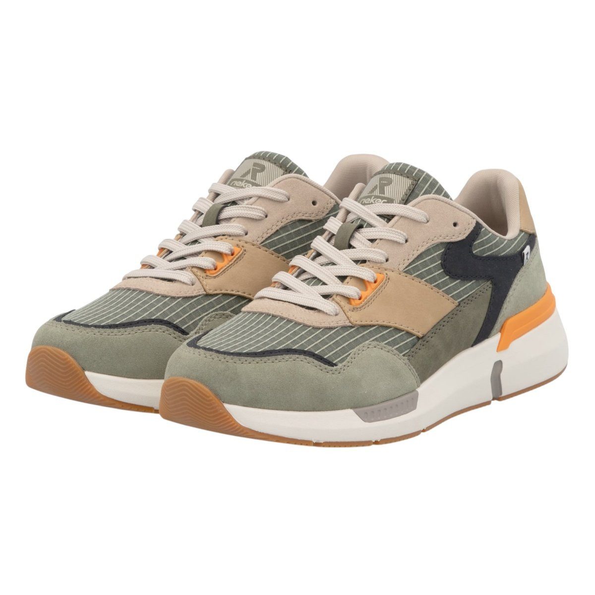 Rieker U1402 (Textil) grün/weiss Herren Sneaker günstig online kaufen