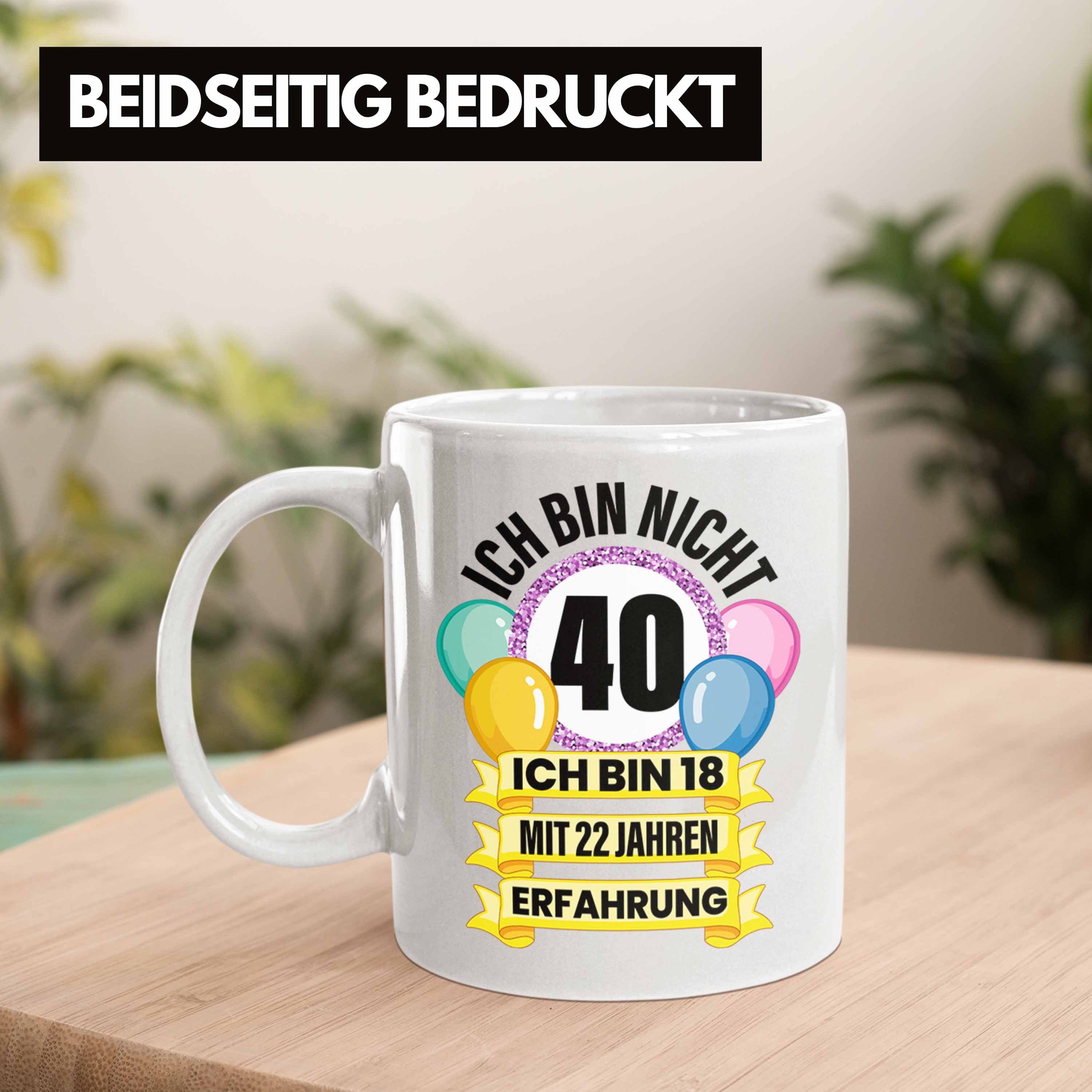 Mann Mutter 40 Geschenk Männer 40. 40 Alt Trendation Trendation Geburtstag Tasse Frauen Lustig 40er Weiss Tasse Geschenke - Frau Jahre Geschenkidee