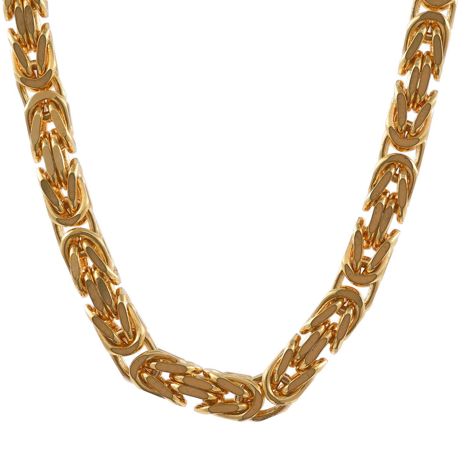 HOPLO Königskette 2,8 Made Germany Gold in Gold (inkl. Halskette Karat Königskette hochwertige 585 mm Goldkette - 55 Schmuckbox), 14 cm g 30 massiv
