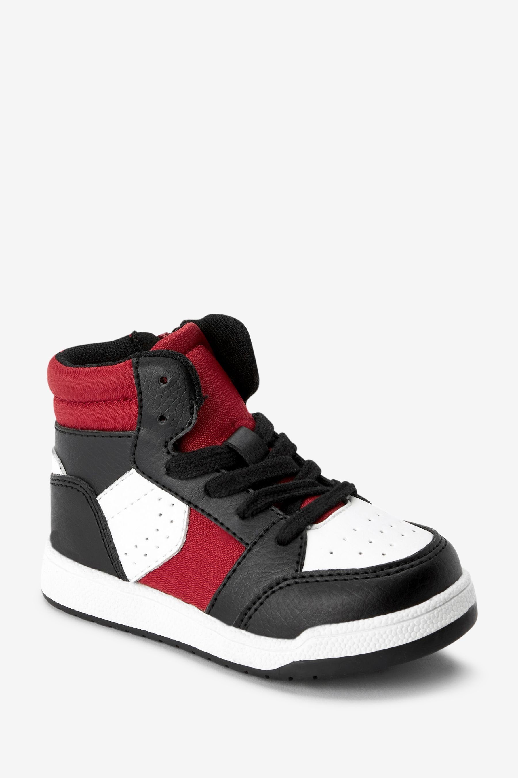 (1-tlg) mit Schaft Turnschuh Sneaker Next Black/Red hohem