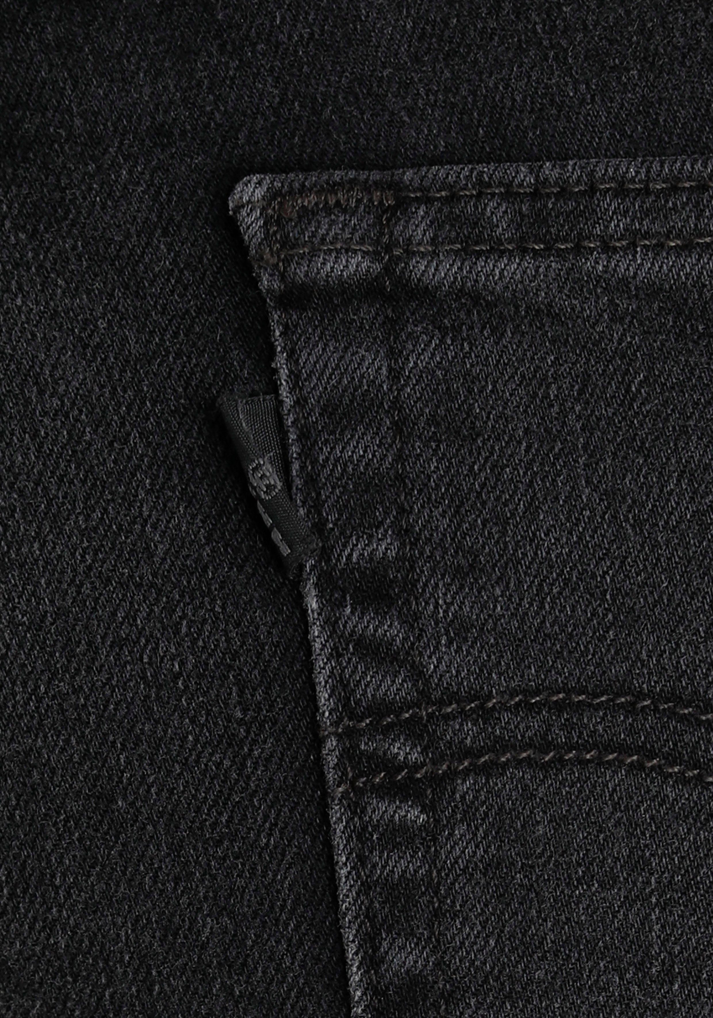 Levi's® Straight-Jeans denim High black Rise 724 Straight