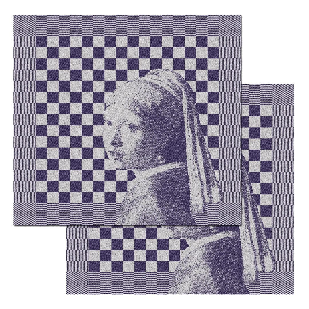 DDDDD Geschirrtuch DDDDDD Kombi-Set, Girl with a pearl, 60 x 65 cm, (2er-Pa günstig online kaufen