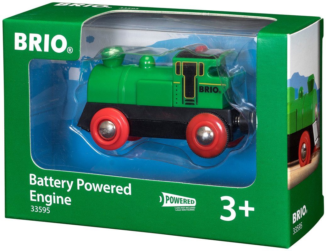 BRIO® Spielzeug-Eisenbahn BRIO® WORLD, Speedy Green Batterielok, mit Lichtf günstig online kaufen