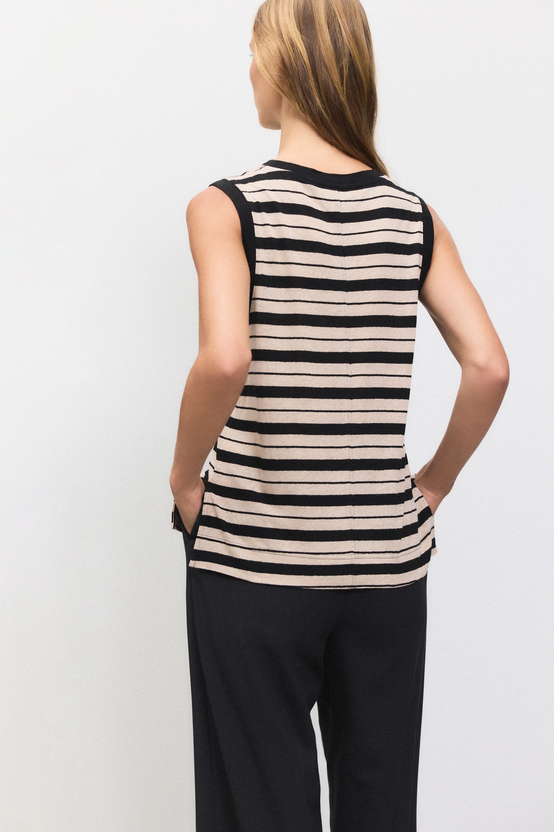 Next Stricktop Weiches Rundhals-Tanktop Pullunder (1-tlg) günstig online kaufen